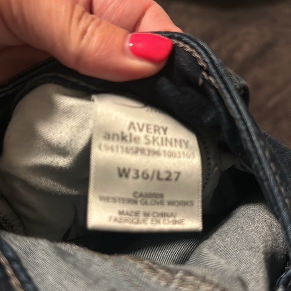 Silver Avery skinny ankle - Picture 3 of 3